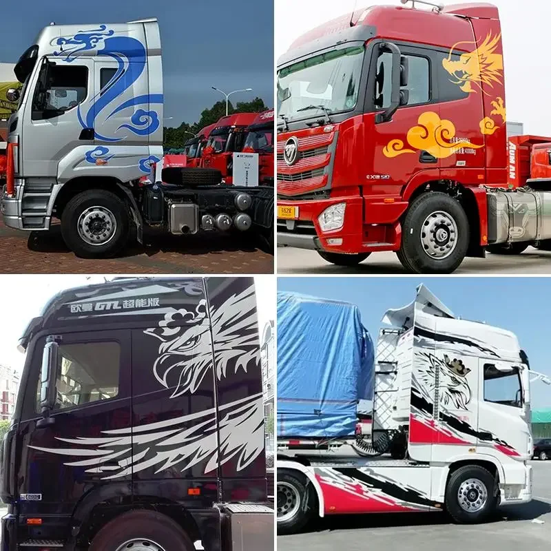 

Автомобильная наклейка для прицепа H7 Auman GTL, большой грузовик Scania, модификация кузова, модная специальная виниловая наклейка, пленка