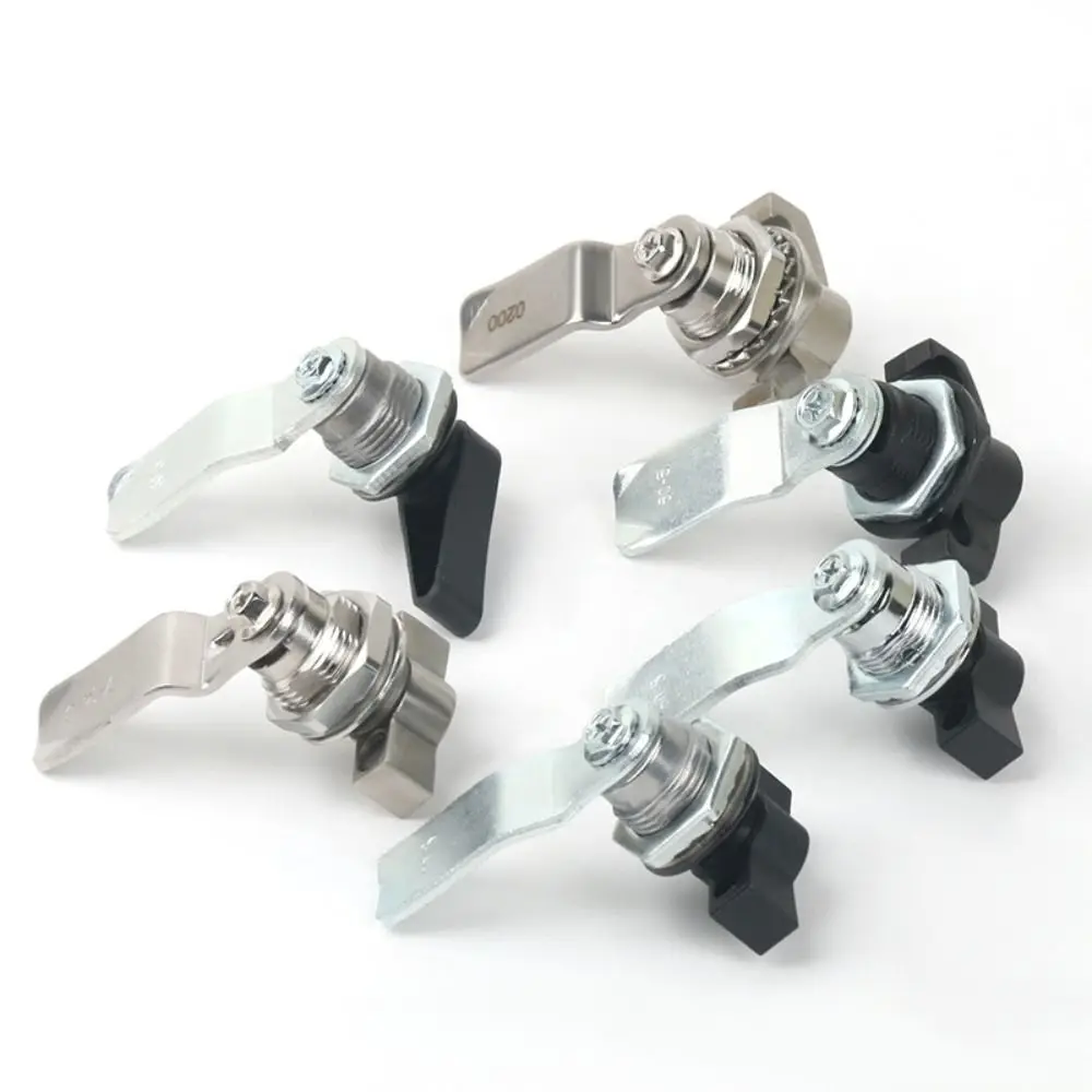 Stainless Steel Distribution Box Tool Lock Keyless Cylindrical Tongue Instrument Cabinet Lock Industrial Swivel Lock