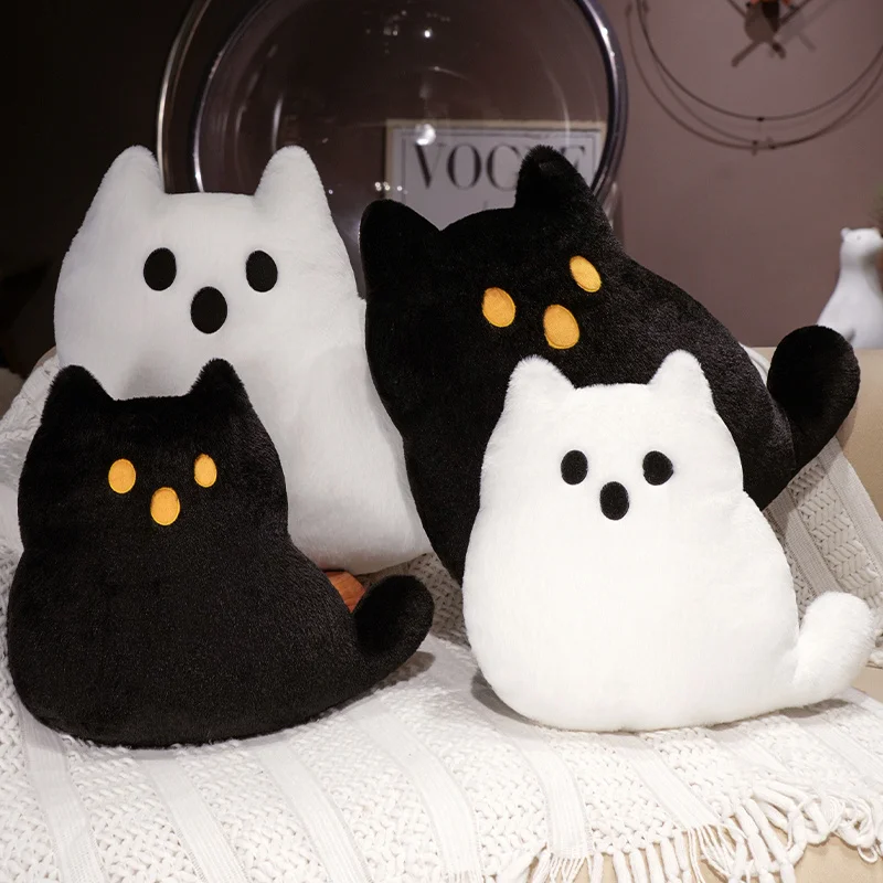 

35 см Хэллоуин кошка плюшевые игрушки подушки мультфильм кошка мягкие куклы Хэллоуин вечерние забавные украшения плюшевые игрушки