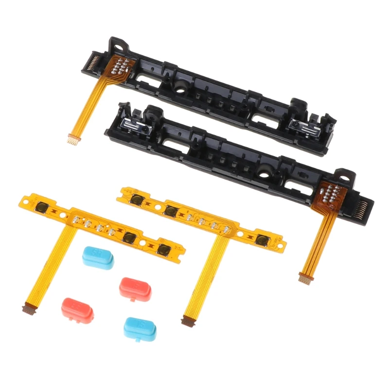 Replacement Joycon Left Right Slider Rail with Sensor Compatible for  Switch Joycon Controller with Flex Cable K1KF