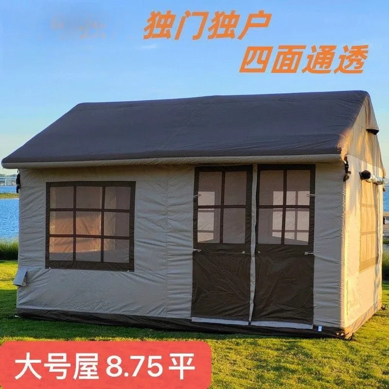 

Luxury inflatable cabin Internet celebrity outdoor camping tent thickened tent