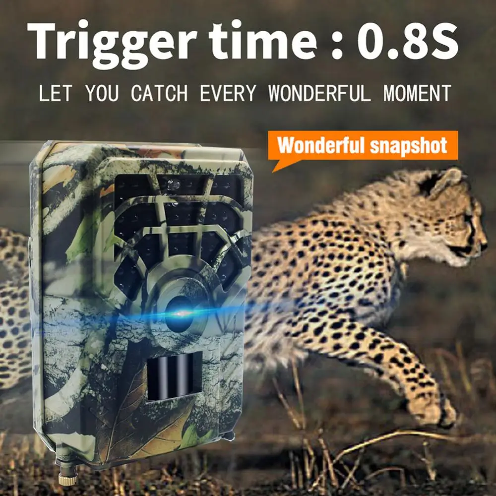 PR300 Wildlife Scouting Cameras Waterproof Night Vision Motion Sensor Wild Animal Trail Surveillance Detector Camera