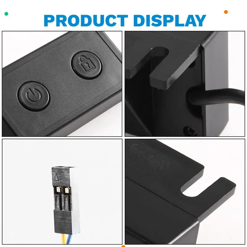 PC External Power Button Lock Screen Switch Extension User-Friendly