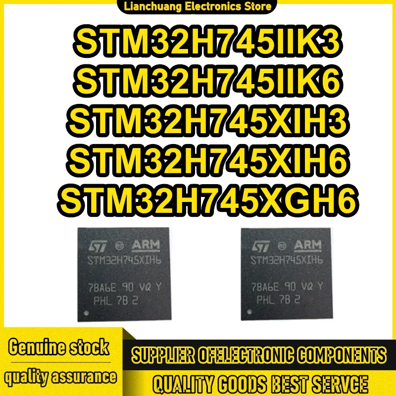 

STM32H745IIK3 STM32H745IIK6 STM32H745XIH3 STM32H745XIH6 STM32H745XGH6 IC-чипсеты, новые, оригинальные, в наличии