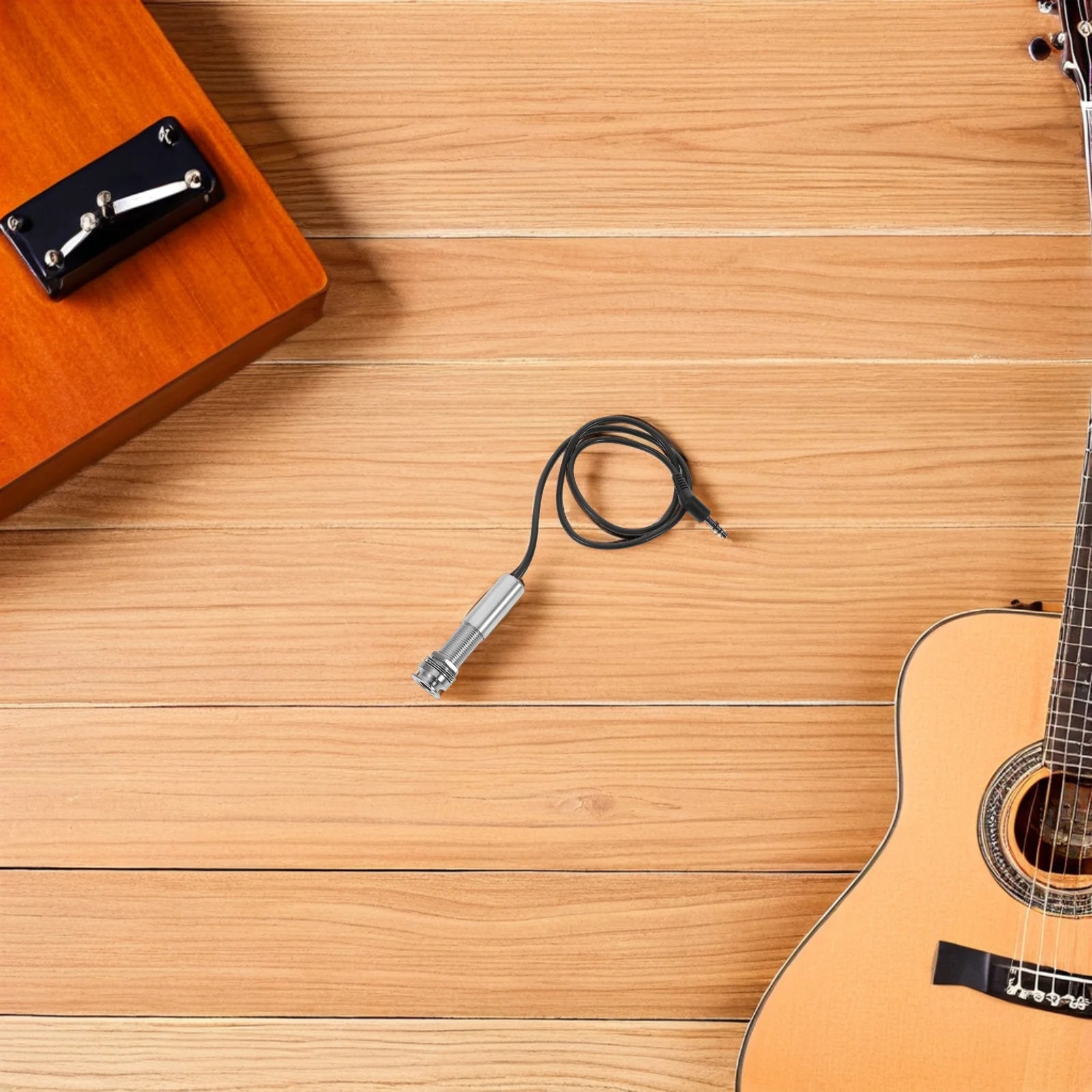 Guitar Pickup Wire 62cm Acoustic Electric Cord Nodrill Design for Clear Sound Performance Accessories Guitar Parts