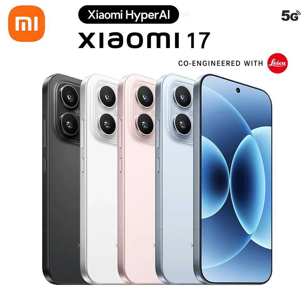 العلامة التجارية الجديدة Xiaomi 17 الهاتف الذكي CN الإصدار Snapdragon 8 Elite Leica 6.3 "OLED عرض 50MP كاميرا 7000mAh بطارية 100W Hyper NFC