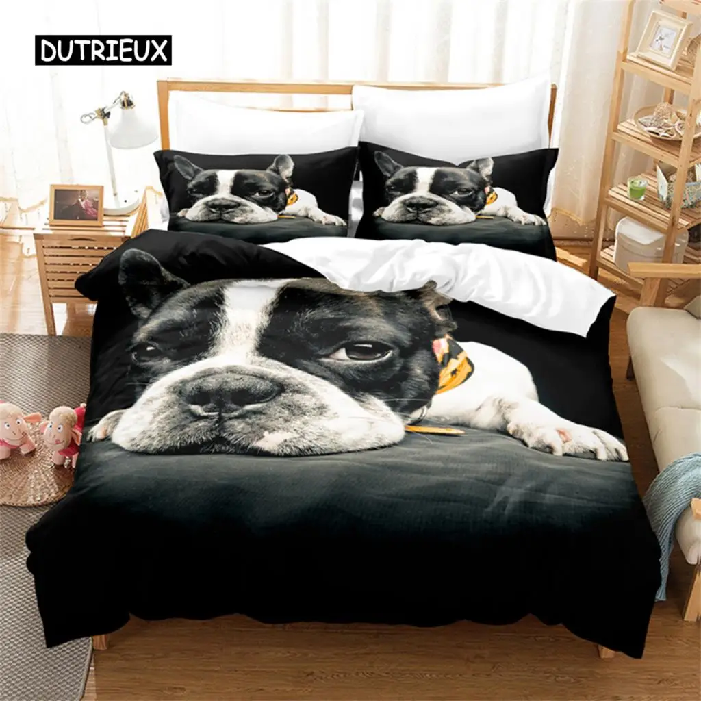 

Cute Animals, Dogs Bedding Set Duvet Cover Set 3d Bedding Digital Printing Bed Linen Queen Size Bedding Set Fashion Design