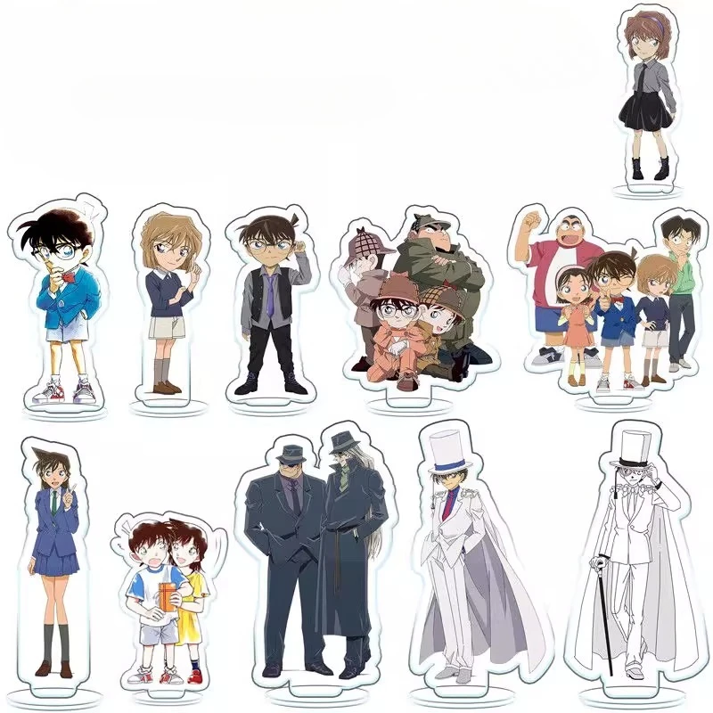 Desenhos animados Conan Edogawa Kudou Shinichi Mouri Ran Anita Hailey Mouri Kogorou Ladrão Fantasma G Sinal de Pé 2D Ornamentos Presentes