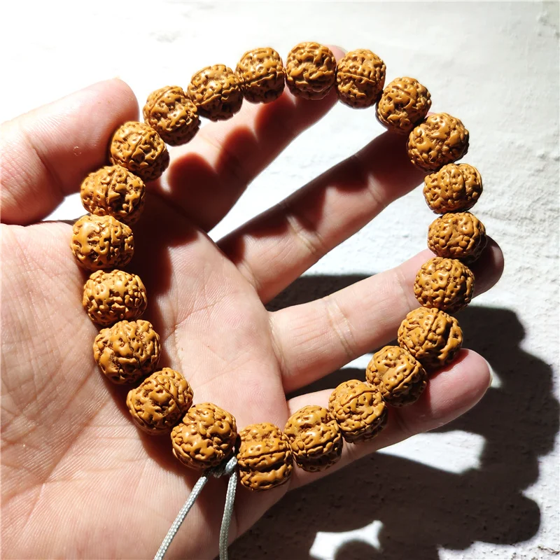 

Natural Burst Meat Small King Kong Bodhi Handheld Bracelet Men's and Women's Buddha Beads Bracelet 5 Flap Rosary