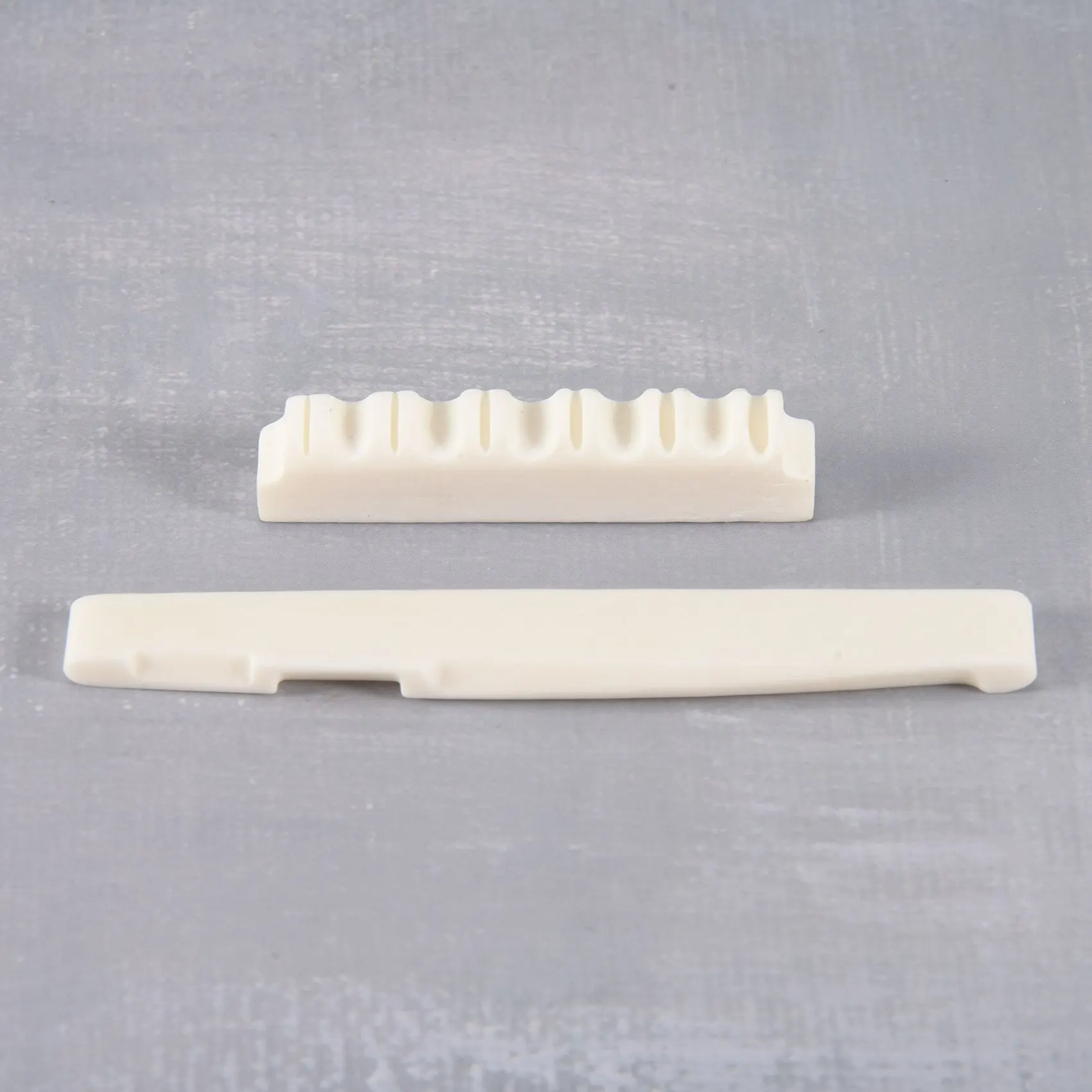 RIRI 1Set Ivory Bone Bridge Saddle And Nut For 6 String Acoustic Guitar