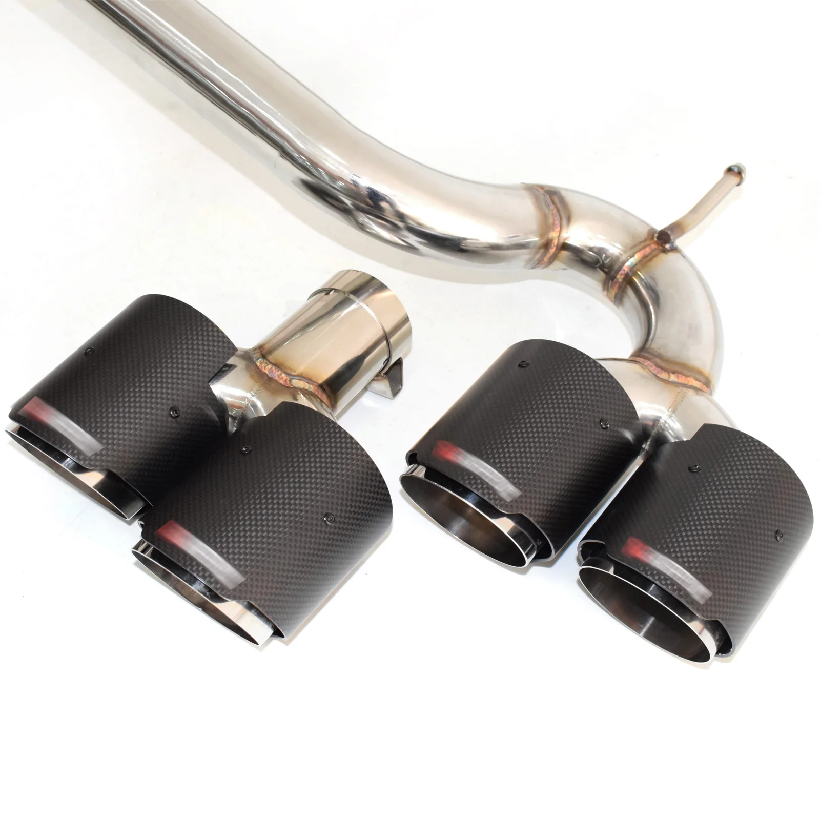 Voor BMW F10 F11 Dual Uitlaatpijp In Roestvrij Staal Voor 520i 523i 525i 528i 530i M5 Quad Uitlaat Tip Uitlaat Met Stijlvolle