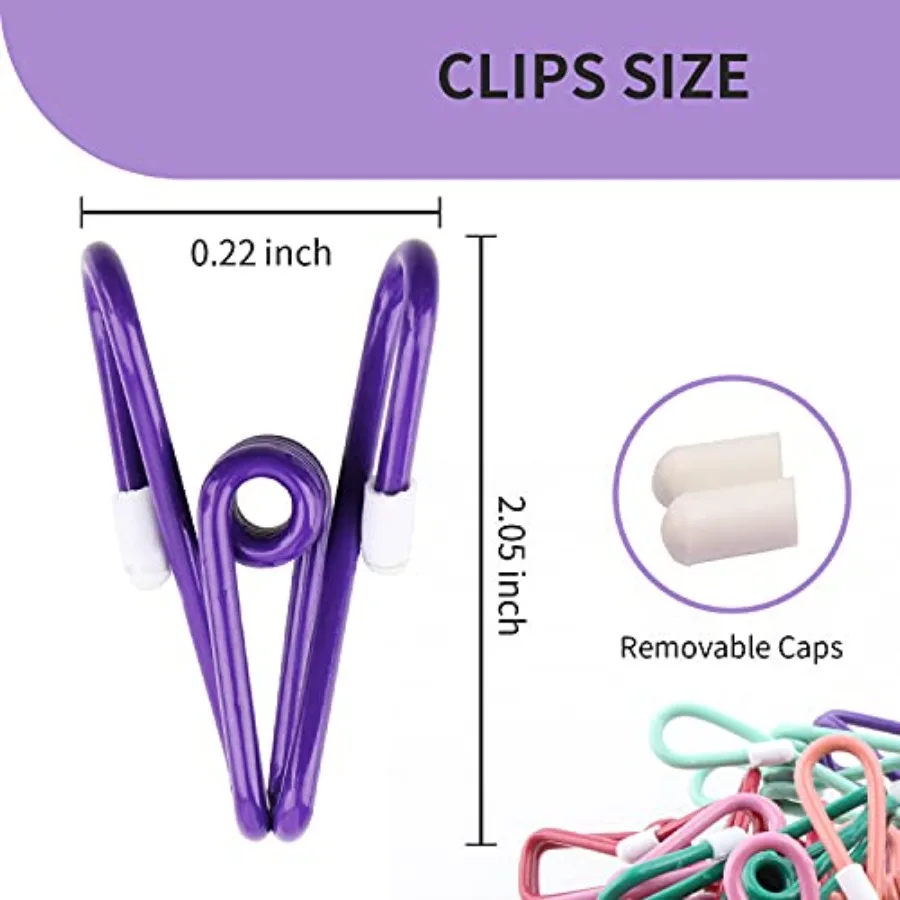 رقاقة Clips30PCS PVC المواد المغلفة تغليف المواد الغذائية كليب كليب حقيبة ClipsBag ClipsClips ل PackageChip ClipClothes دبابيس مختلط Col #4