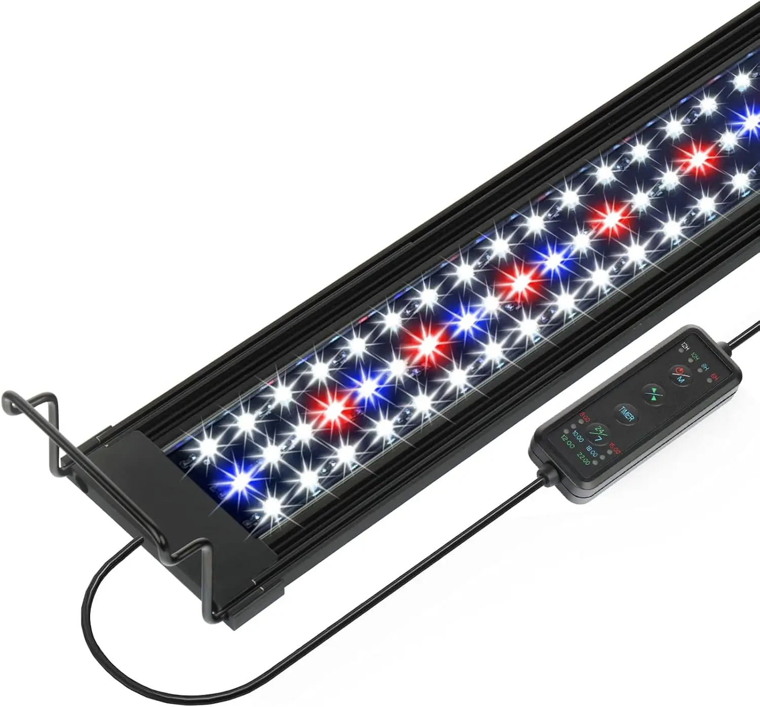 

48 Inch Aquarium LED Light with Timer, 24/7 Cycle, Dimmable Brightness for Fish Tanks