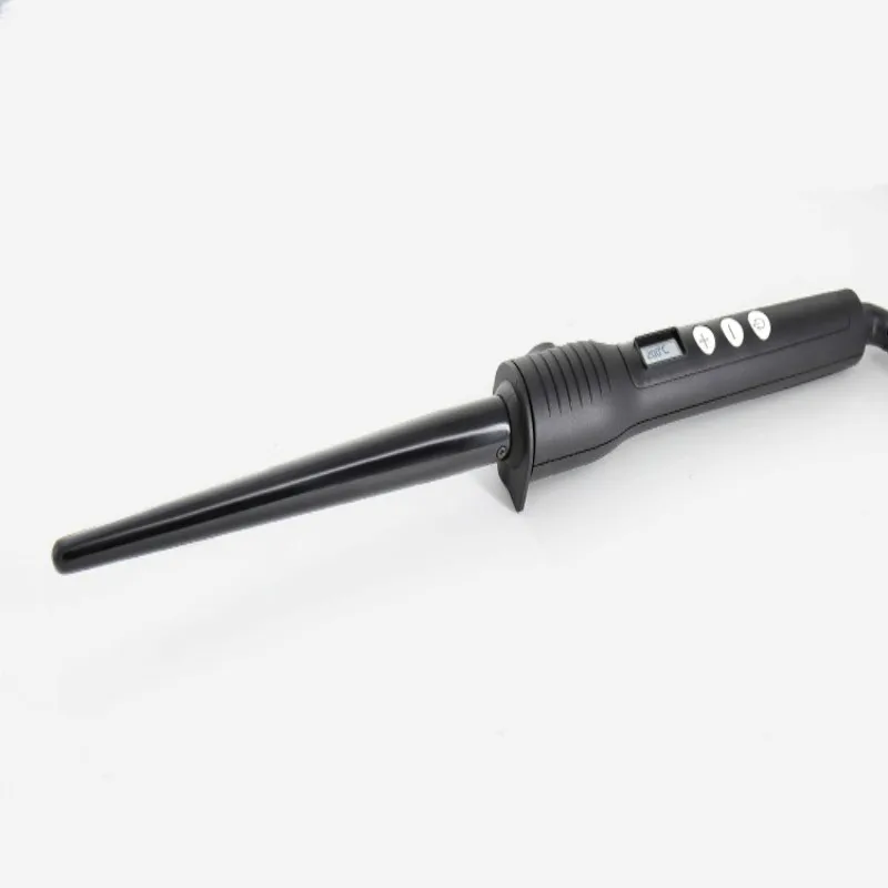 KEMEI 4 في 1 مصفف شعر بكرات الشعر بكرات مكواة تجعيد LCD السيراميك التورمالين الشعر بكرة الشعر متعددة الوظائف أدوات التصميم