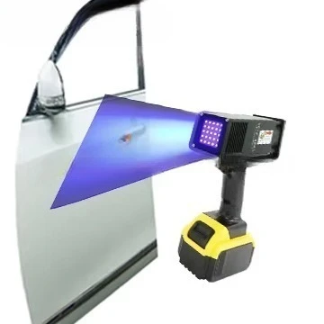 Portable Automotive Sheet Metal Wireless Curing Lamp Paint Spraying Car Paint Flaw Detection Rechargeable Ultraviolet UV Lamp