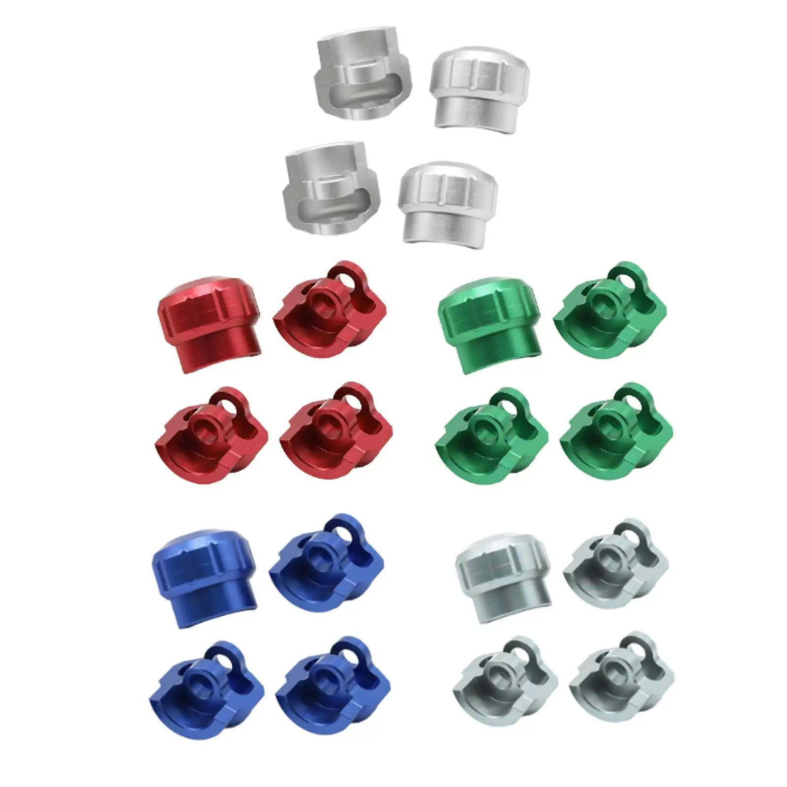 

4 Pieces 1/8 1/7 Shock Cap Protector Anti Collision Cap for Ara106058T2