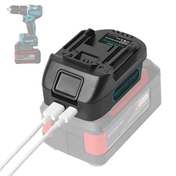 Adaptor for EINHELL 18V for XChang ozito battery for makita 18V LXT tool use ,replace BL1840 BL1850 -PD22.5W QC 3.0 included