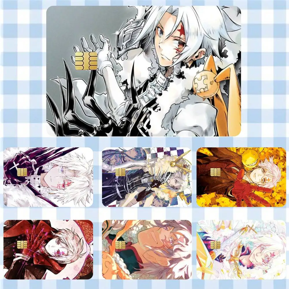 

D.Gray-man Manga Cool Anime Sticker Film Tape Skin for Credit Card Debit Card Waterproof Stickers Cartoon
