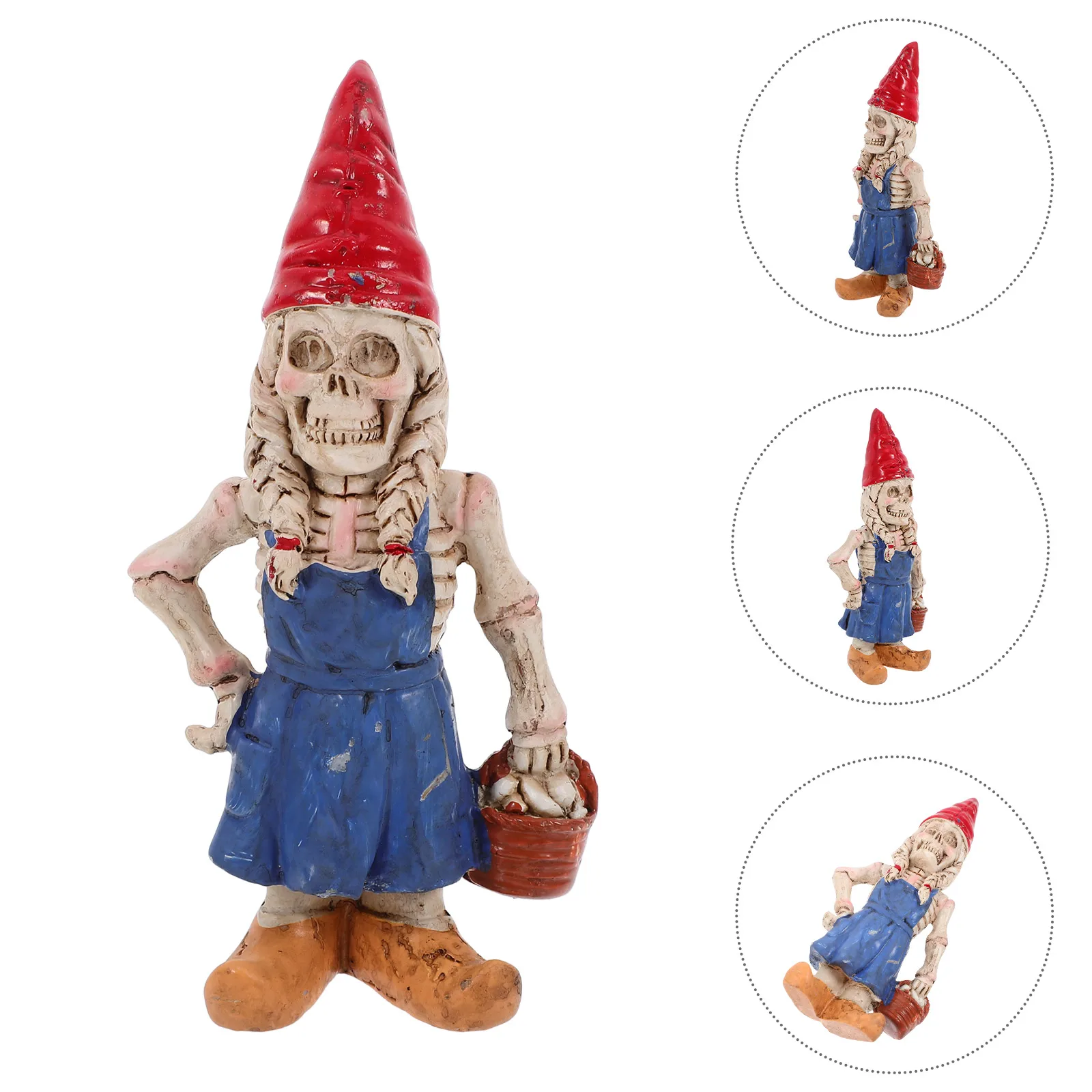 

Skull Decoration Ghost Halloween Gnome Decorations Patio Outdoor Prom