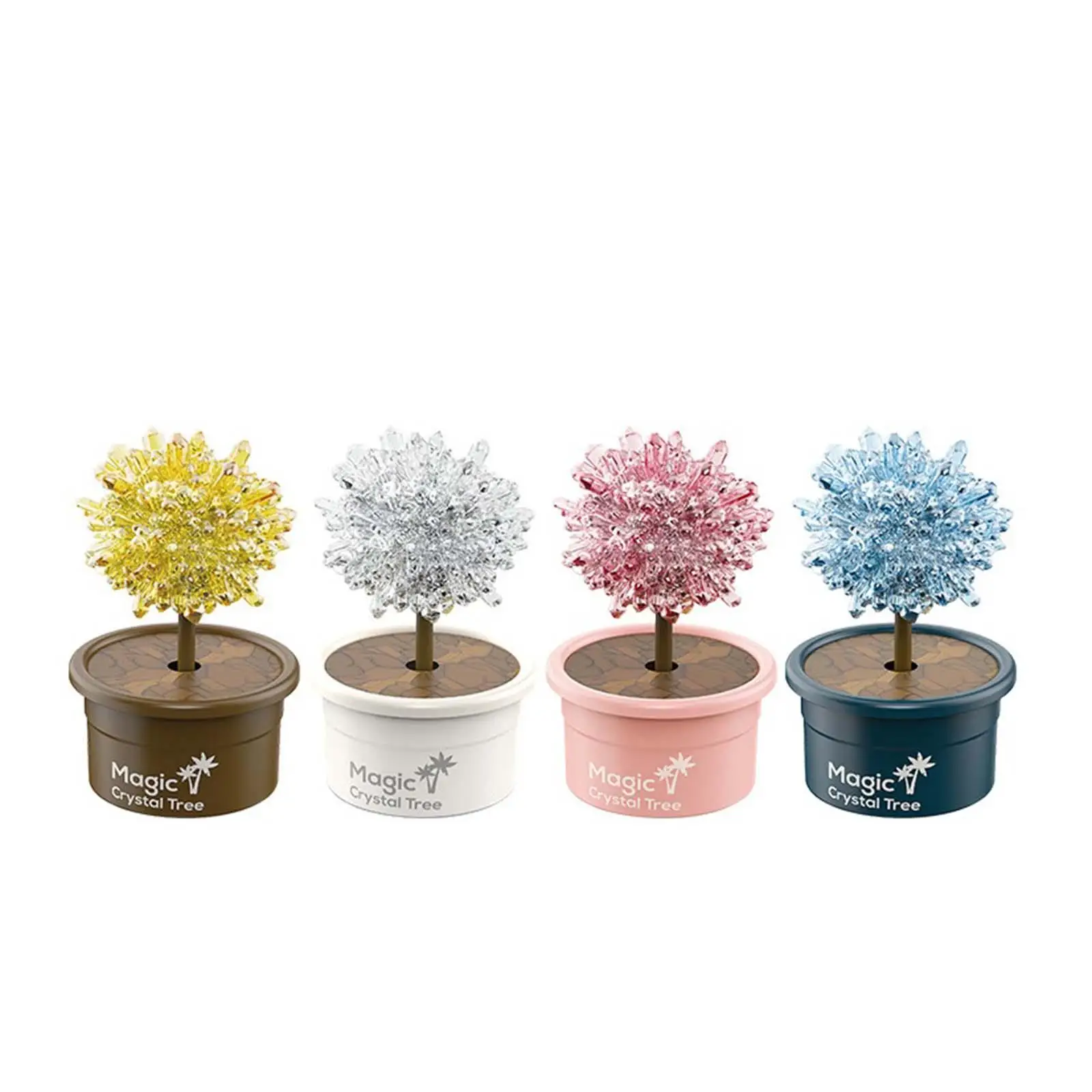 Science Experiment Kits for Kids Crystal Growing Trees Toys Educational Set with Measuring Cup STEM Activity Parent Child