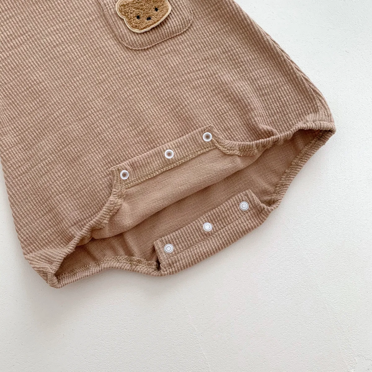 الوليد الطفل الصيف رقيقة نيسيي ملابس الفتيان الفتيات قصيرة الأكمام مثلث بذلة الرضع قطاع رومبير 1-3-6-9-12 متر #6