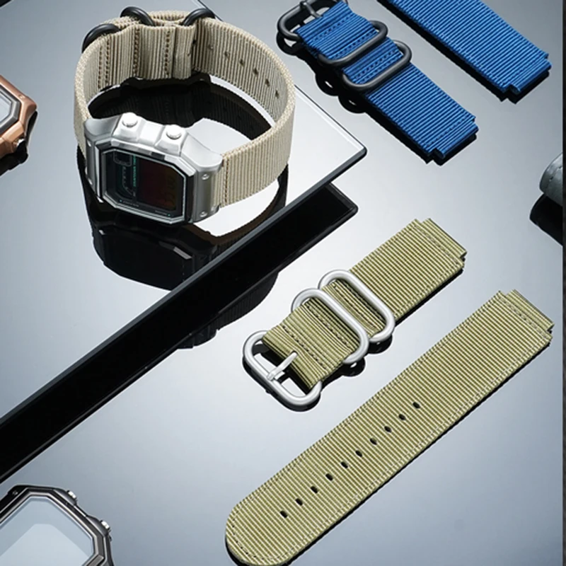 

Ремешок и корпус для часов Casio WS-1600 AE-1200 AE-1300 A168/A158, модифицированный вентилируемый ремешок из ткани, модифицированный браслет.