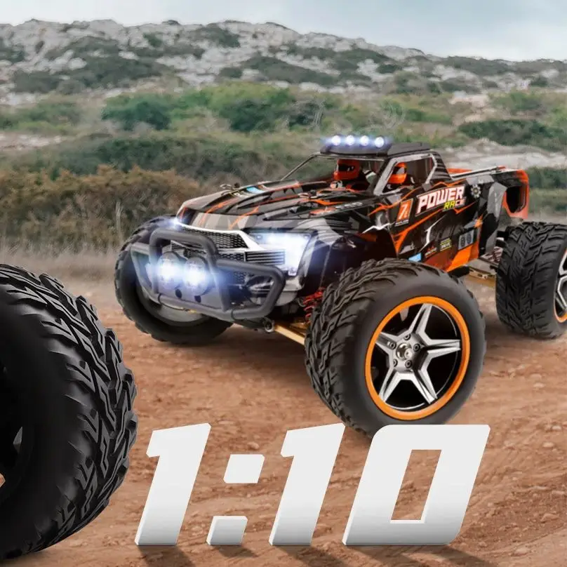 Wltoys 104018 104019 1:10 RC Car 4WD 55KM/H Brushless 2.4G Remote Control High Speed Off-Road Drift PRO Alloy Racing Car