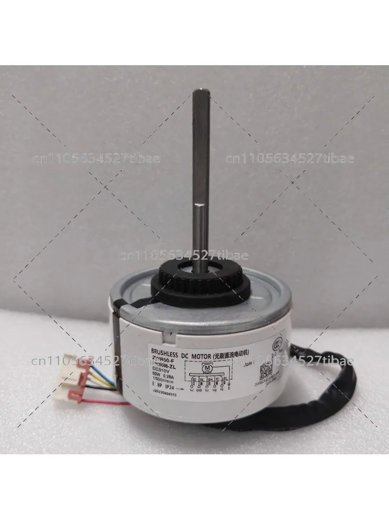 Brushless DC Internal Motor for Inverter Air Conditioner Fan, ZWR50-F FN60B-ZL Replacement Part