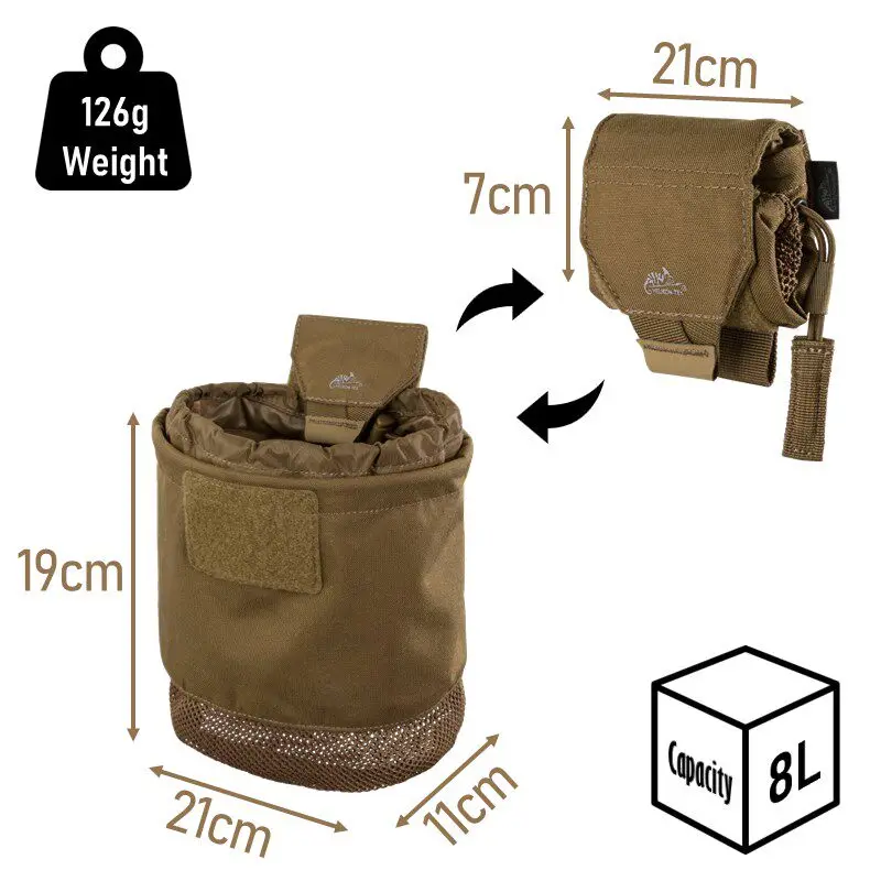 Tas Taktis MOLLE dengan Tali S - Outdoor Hunting Gear Storage ulasan dan harga