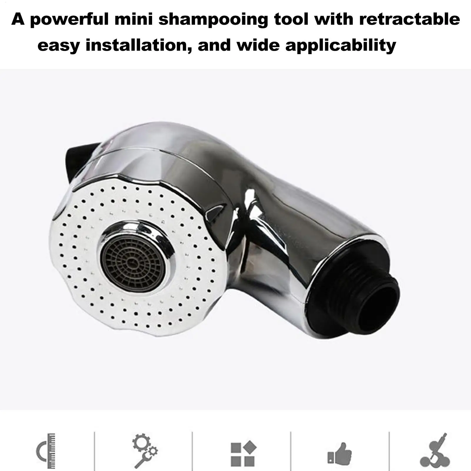 

Насадка для раковины для смесителя, насадка для смесителя для ванной комнаты, набор шлангов-распылителей, набор адаптеров для душевого шланга, подставка для головки, набор адаптеров для служебной комнаты, домашнего животного