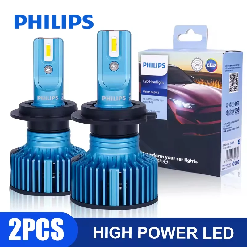 Philips Ultinon Essential Pro3013 H3 Led Car Headlight Bulbs Super Bright White H8 HB3 9005 HB4 9006 H11 6000K LED Auto Fog Lamp