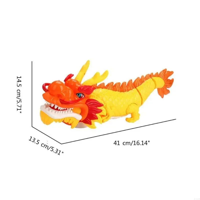 Dragon Dragon Dragon Toy Led Obstact Evite Toy Toy Electric Swinging Dragon Tradicional Zodiac Too