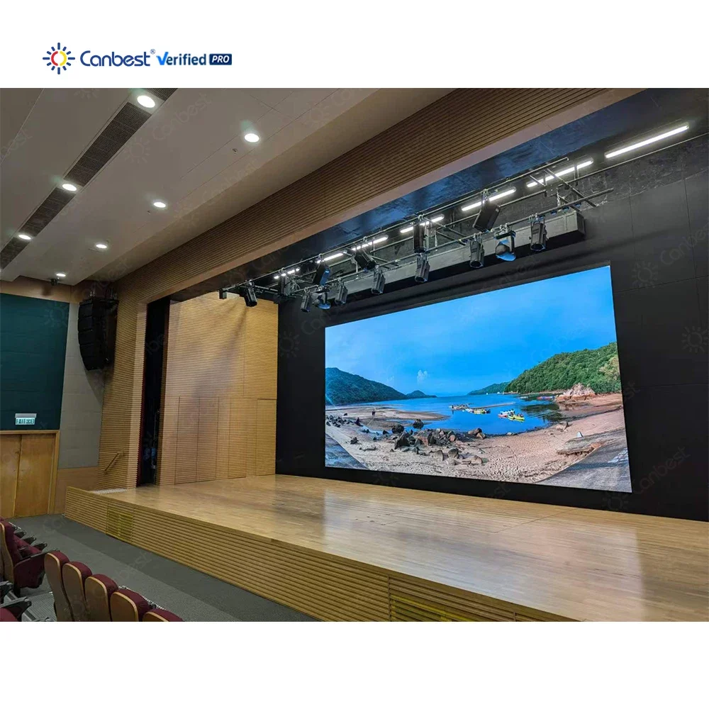 P1.25 P1.5 P1.86 P2.5 Fine Pitch Indoor LED Video Wall System Church Auditorium Worship Stage Streaming LED Display Screen