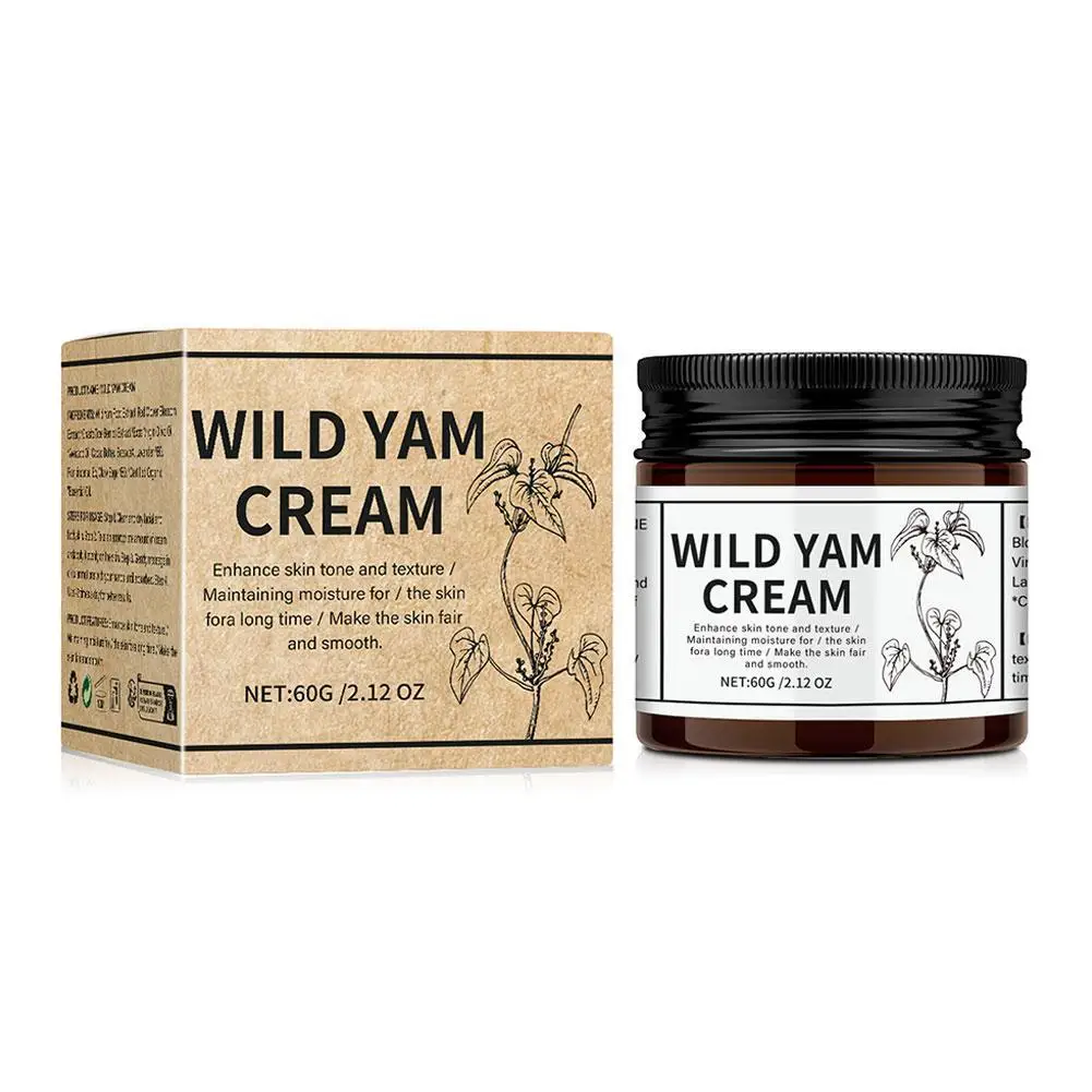 Balsam Wild Yam Krem wyważający łagodzi warunki skórne Hormon Organiczny balsam wyważający 60g T2J3