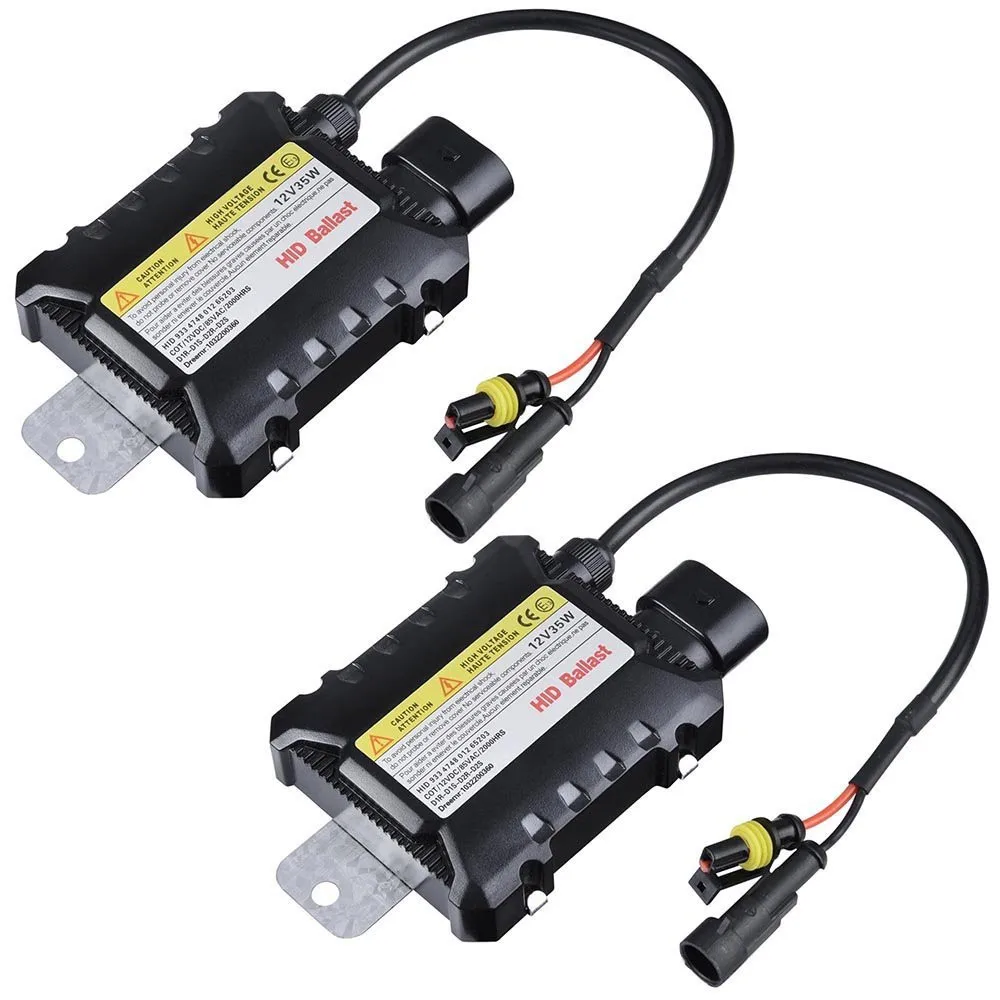 2pcs 35W 55W DC12V Slim HID Ballast Electronic Ignition Block For H1 H3 H4 H7 H11 H13 880 9005 9006 9007 Auto Xenon Light Bulb