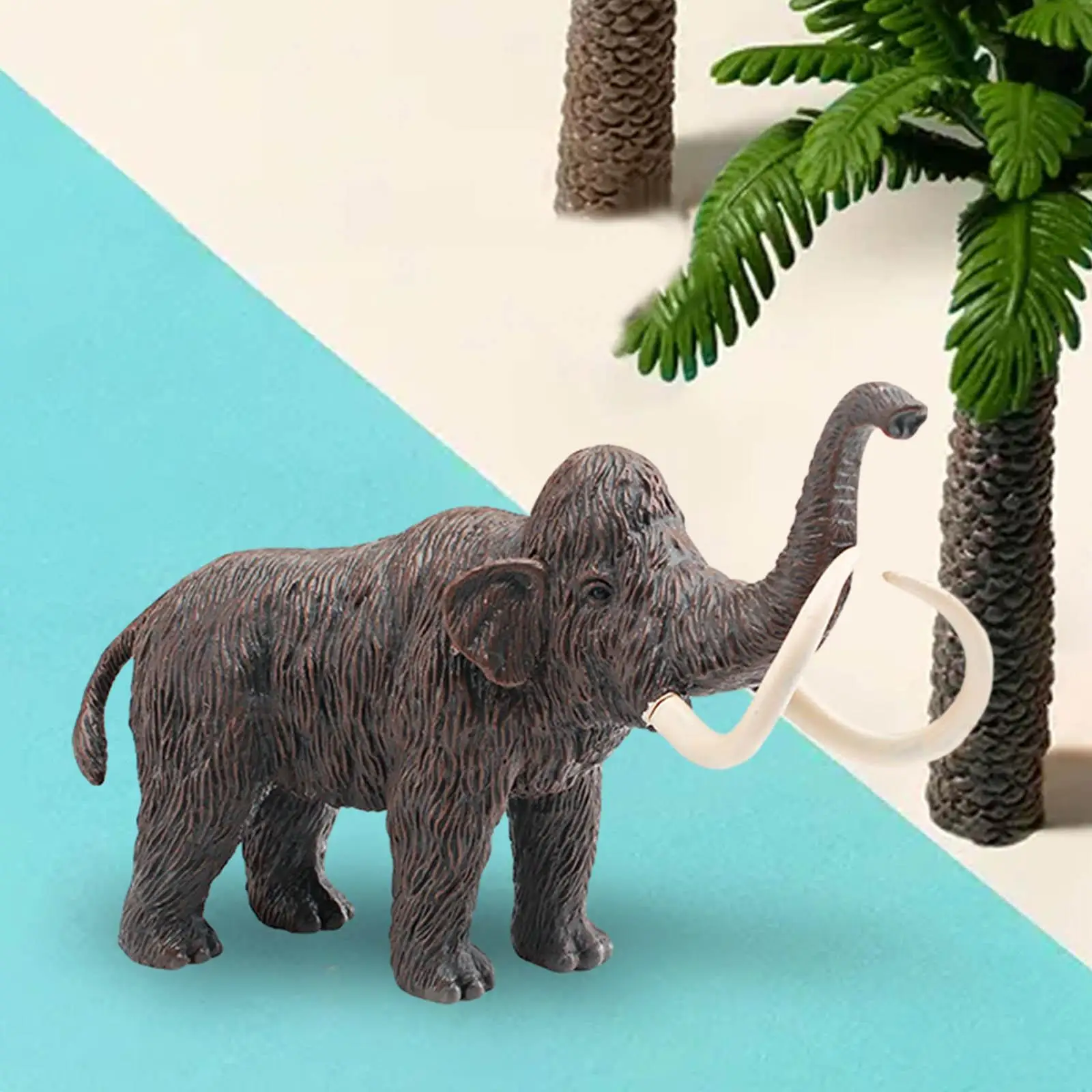 Elephant Figurine Toy for Kids Educational Realistic for Desktop Home Party