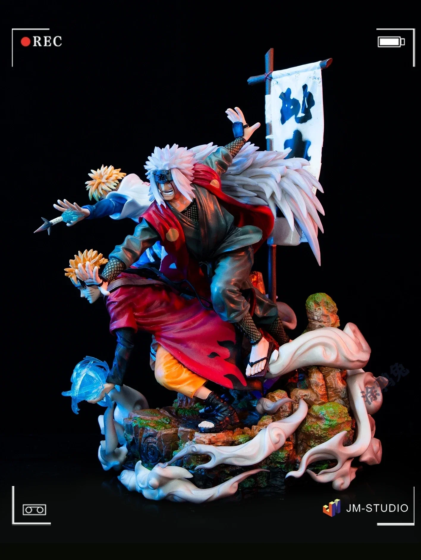 41 سنتيمتر ناروتو GK التماثيل الكبيرة جدا مصير Jiraiya Namikaze ناروتو معا ماستر والمتدرب الشكل ميناتو اوزوماكي