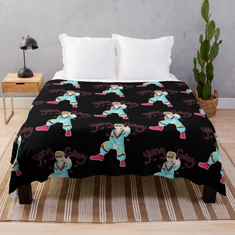 

raper dancing Throw Blanket Flannel Fleece Soft Warm Throw Blanket
