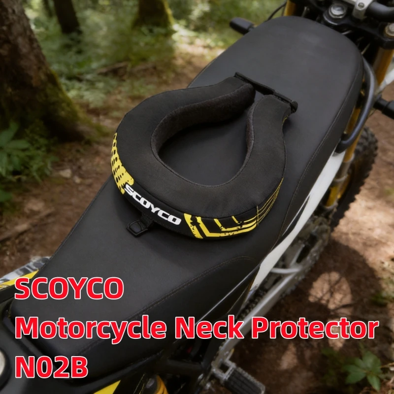 SCOYCO Off-Road Neck Protector Motorcycle Riding Anti-Fall Brace for Rally Rider Durable Protective Equipment Universal 1PC