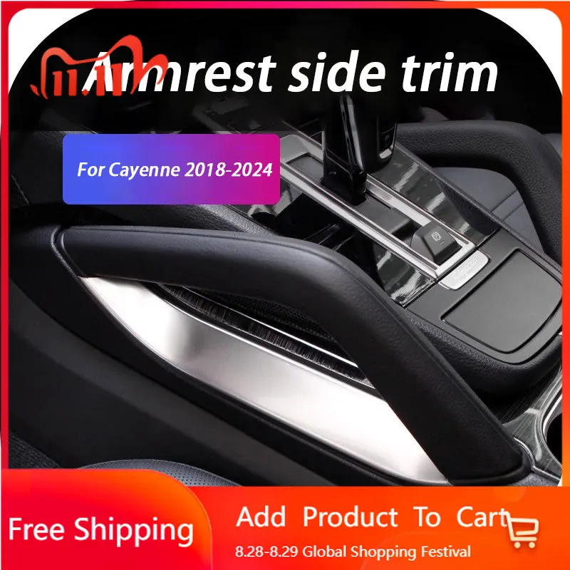 

Внутренние наклейки для Porsche Cayenne 92A 9YA 2018-2024 автомобиля Uunder, подлокотник центральной консоли, внутренняя модификация, защита D