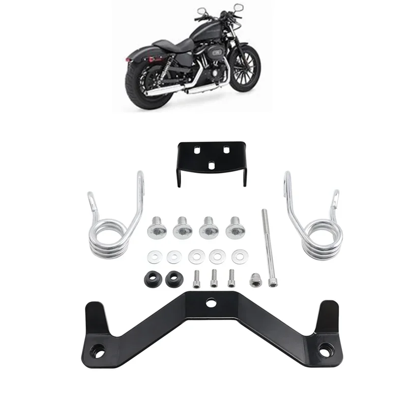 Accesorios moto Seat Kit Spring Saddle Support Bracket For Harley Sportster 1200 883 2004-2006 2010-2016 Iron 883