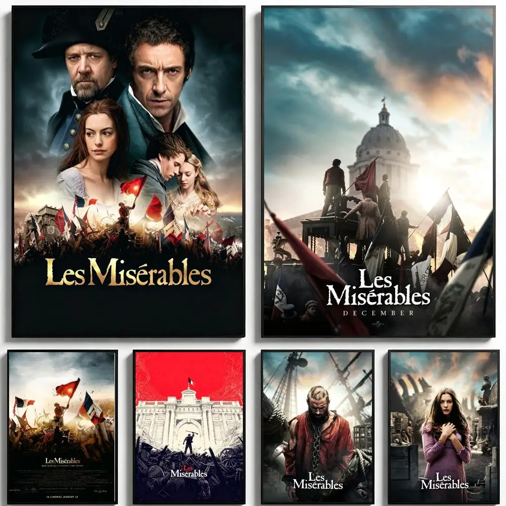 Movie Les Miserables Poster Poster HD Printing Fresh Elegant Style Wall Art Home Decor For Living Room Bedroom Gift