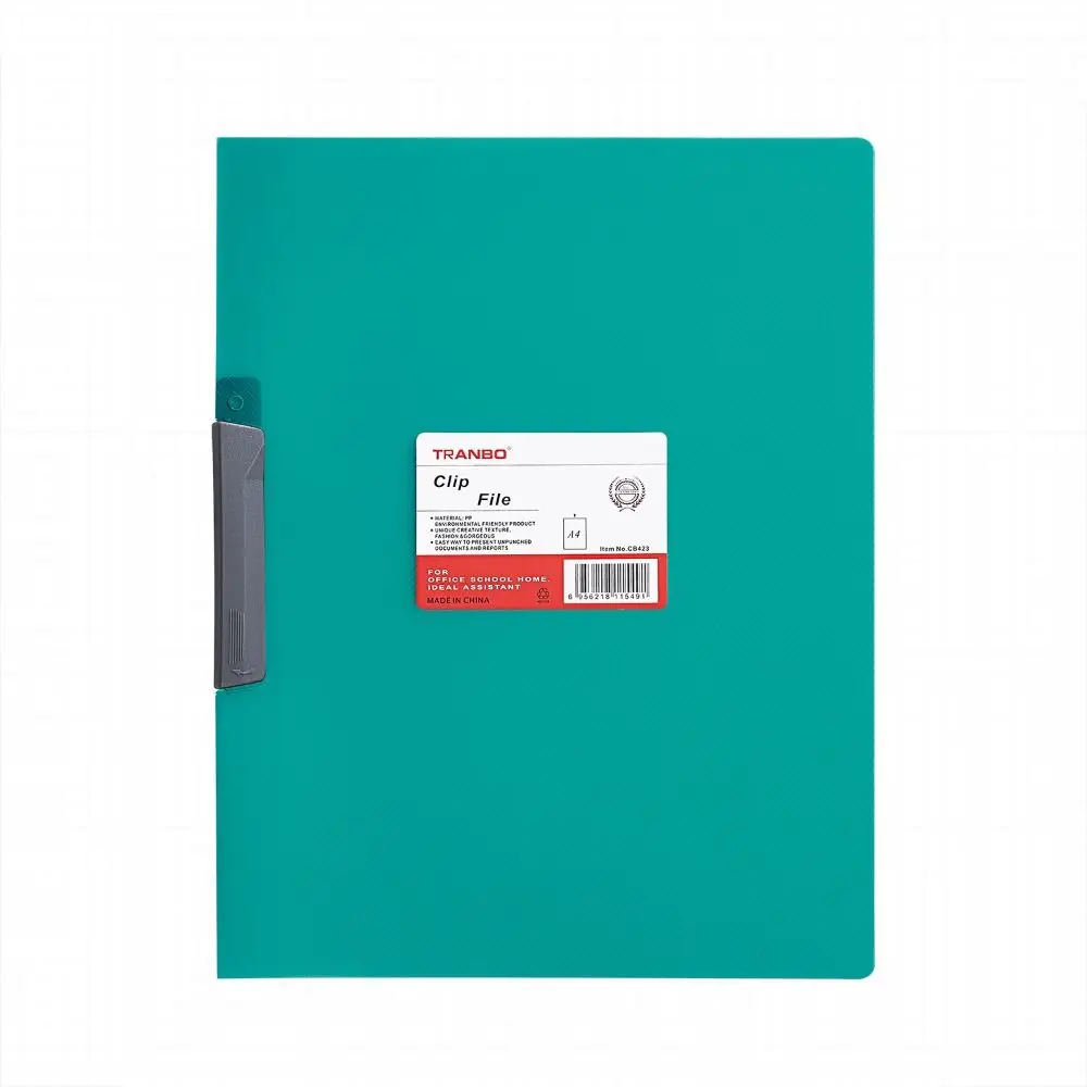 

New Candy Colored A4 Clipboard File Folder Transparent Rotating Loose Leaf File Binder Creative PP Plastic Document Bag