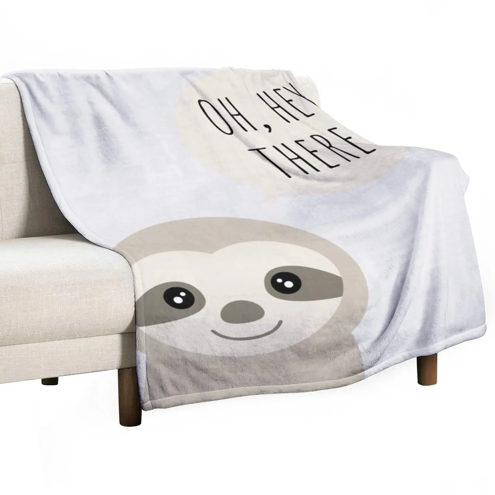 

Oh, Hey There Sloth Throw Blanket Summer Blanket Thin Blanket Beautiful Blankets Picnic Blanket