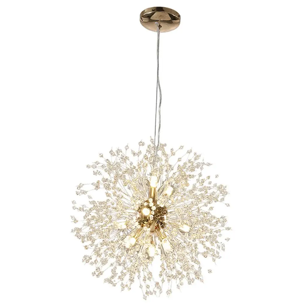 Chandeliers LED Light Stainless Steel Crystal Pendant Lighting Ceiling Light Fixtures Chandeliers Lighting,.7 inch