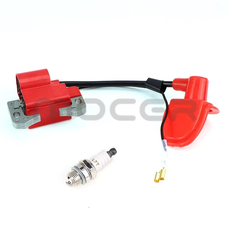 Ignition coil with L7T spark plug Fit for 2-Stroke Engine 43cc 47cc 49cc Mini Quad Pocket Dirt Bike ATV parts