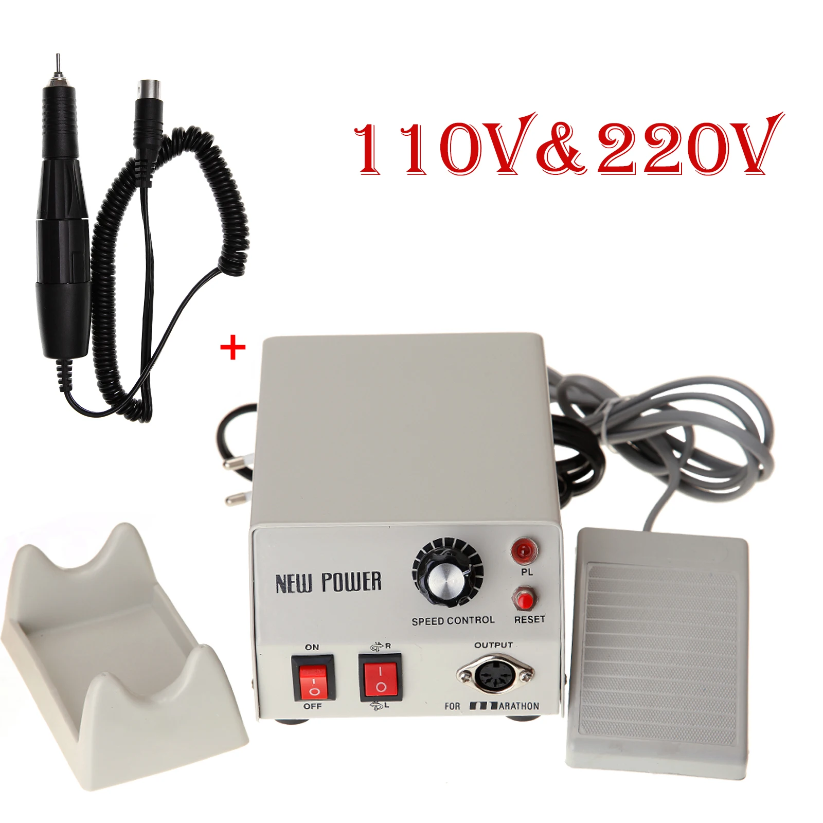 

110V/220V Dental Lab Electric Micromotor Polishing Unit N2 Marathon + 35000 rpm For Polishing Handpiece/Motor Dental Equipment