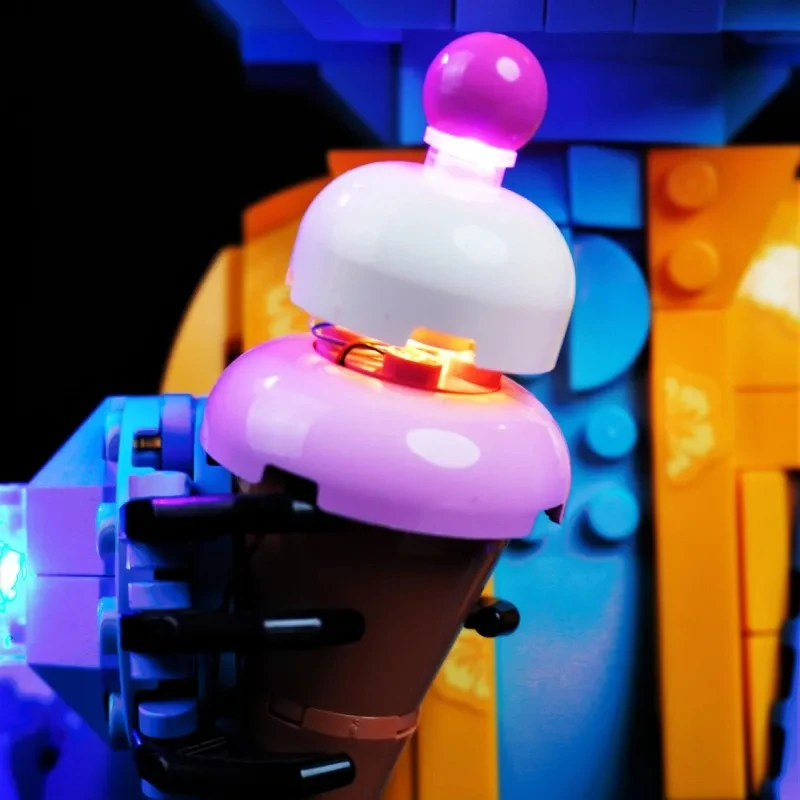 레고 43249 빌딩 블록 선물용 RC DIY LED 조명 키트(블록 모델 없이 LED 조명만 해당)