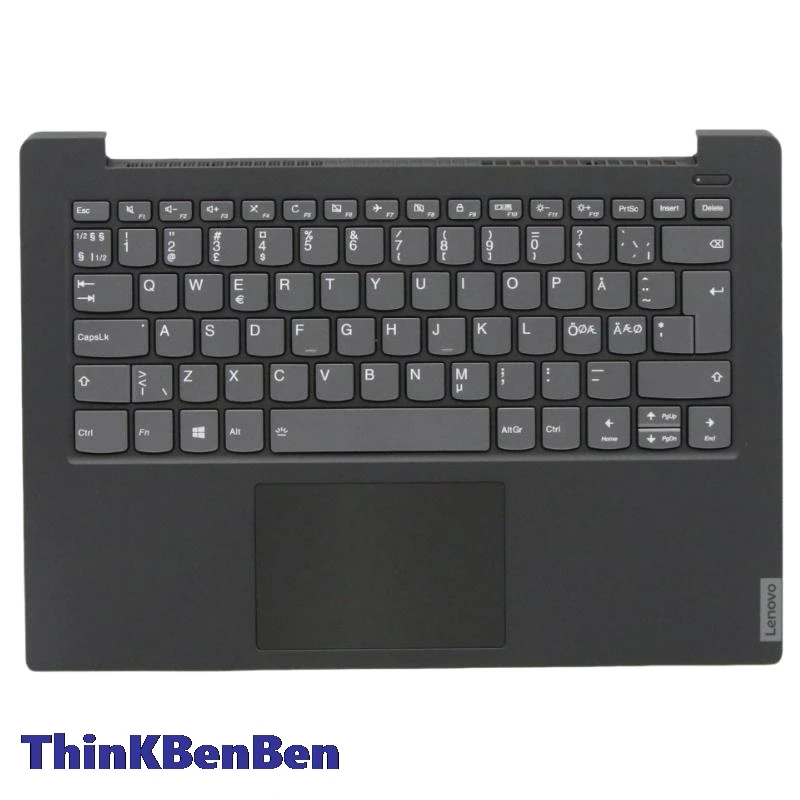 

NDC Nordic Onyx Black Keyboard Upper Case Palmrest Shell Cover For Lenovo Ideapad S340 14 14IWL 14API 14IIL 14IML 5CB0S18509