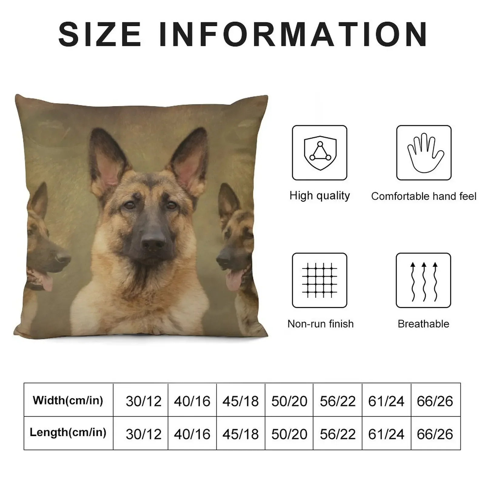 Sable German Shepherd Dog Collage Throw Pillow Covers For Sofas Sofa Cushions Covers pillow